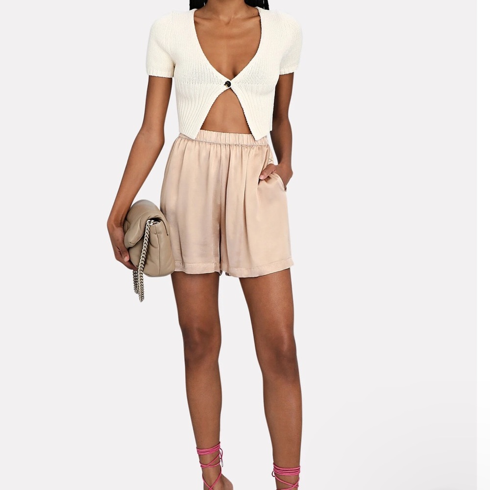 Trina Turk Short Sleeve Cardigan Top